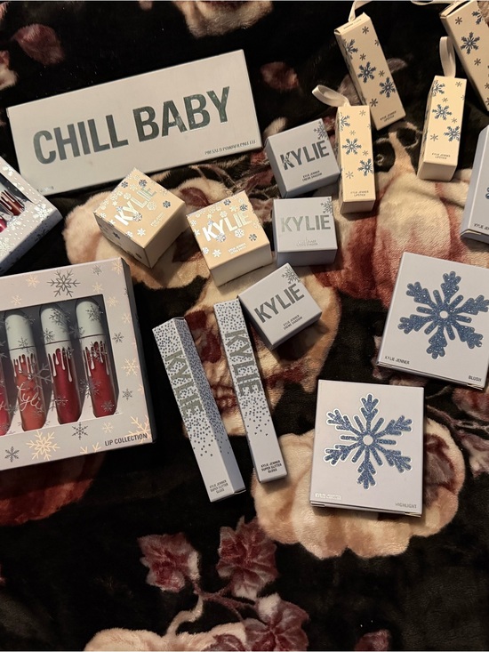 Kylie Cosmetics Other - Kylie Cosmetics Holiday Lip & Cheek Set in Red and Silver